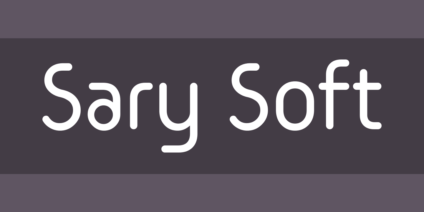 Example font Sary Soft #1